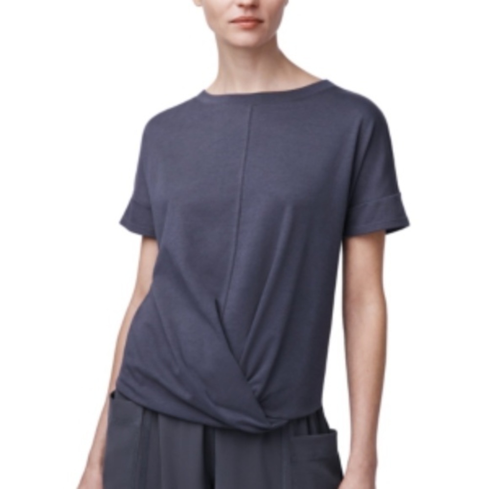 NWT B NEW YORK Cross-Front High/Low Top Large - Picture 3 of 3